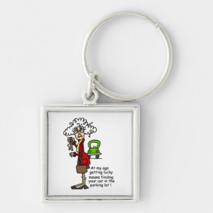 Getting Lucky Humour Key Ring