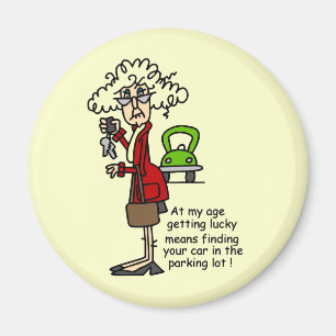 Getting Lucky Humour Magnet