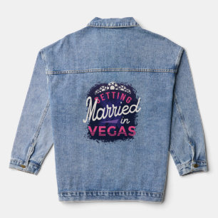 Getting Married in Vegas Bride Denim Jacket