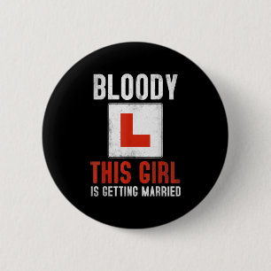 Getting Married Proposal Idea For Fiancée & Wo 6 Cm Round Badge