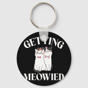 Getting Meowied Bride 1 Key Ring