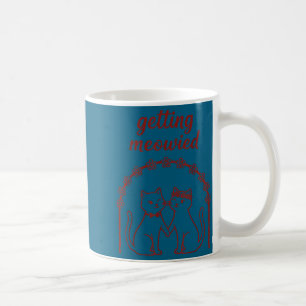 Getting meowied cat wedding bride groom funny  coffee mug