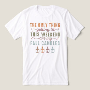 Getting My Fall Candles Tri-Blend Shirt