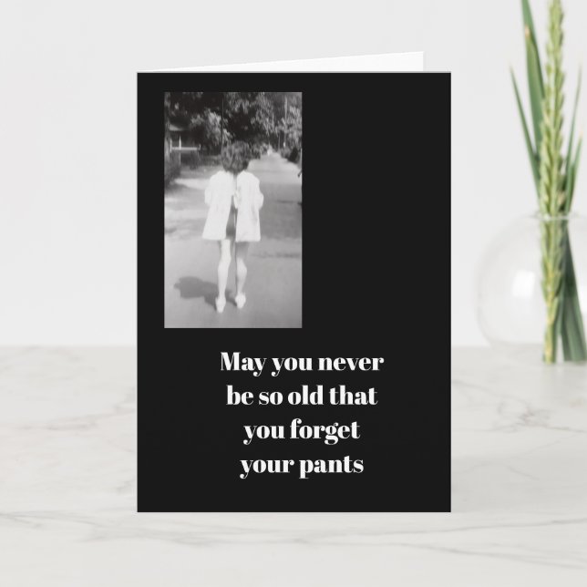 Getting Old Birthday card (Front)