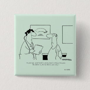 Getting Older 15 Cm Square Badge