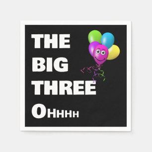Getting Older 30th Birthday Party Humour  Napkin