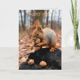Getting older animal birthday card
