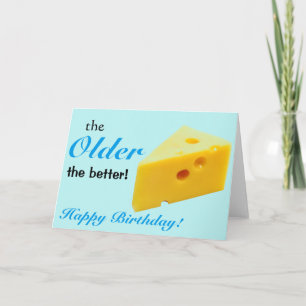 Getting older birthday card