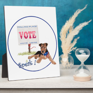 Getting out the VOTE Plaque