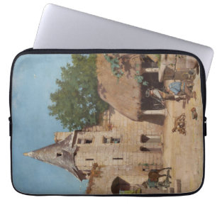 Getting Ready for the Hunt (Mediaeval Scene) Laptop Sleeve