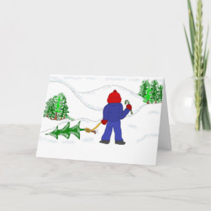 Getting the Christmas Tree Holiday Card
