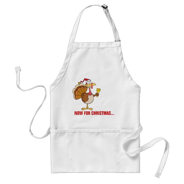 Getting Through the Holiday Season to Christmas Standard Apron (Front)