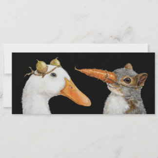 Getting to know you flat card