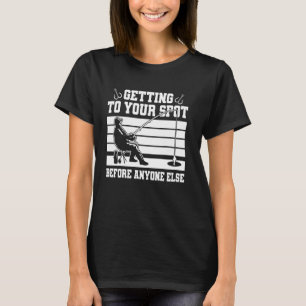 Getting To Your Spot Ice Fishing T-Shirt