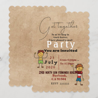 Getting together Invitation