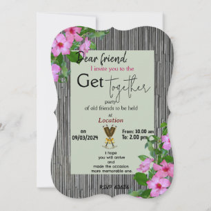 Getting together invitation