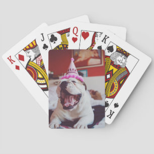 Getty Images British Bulldog Playing Cards