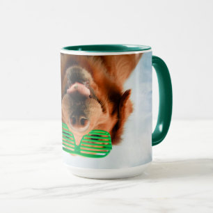 Getty Images Dog With Glasses Mug