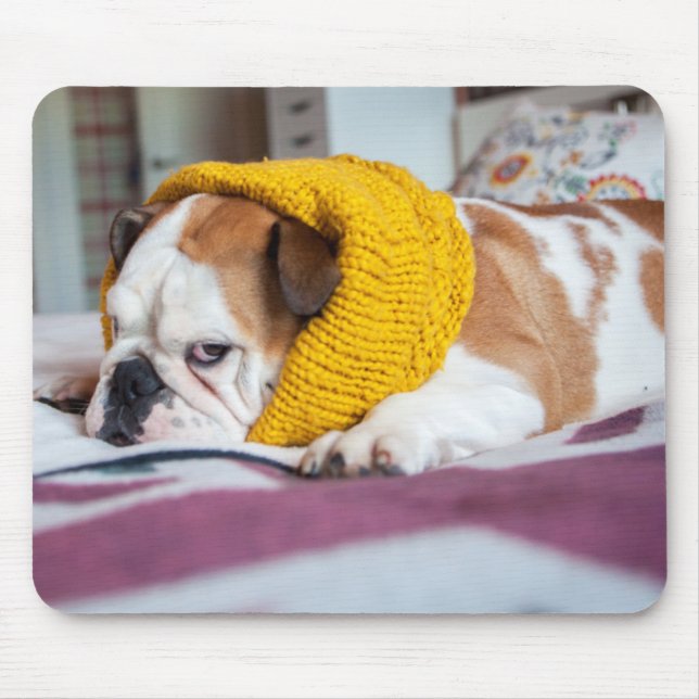 Getty Images | English Bulldog Mouse Pad (Front)