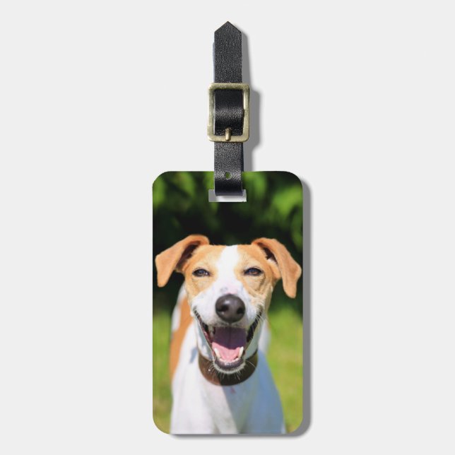 Getty Images | Laughing Dog Luggage Tag (Front Vertical)