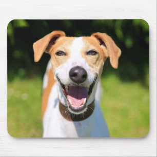 Getty Images Laughing Dog Mouse Pad