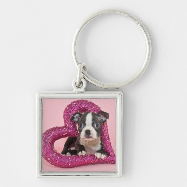Getty Images | Puppy Love Key Ring (Front)