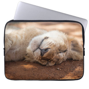 Getty Images Sleeping Lion Cub Laptop Sleeve