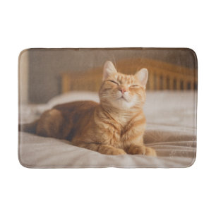 Getty Images Sleepy Cat Bath Mat