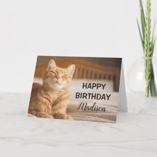 Getty Images Sleepy Cat Card
