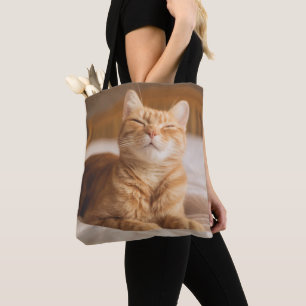 Getty Images Sleepy Cat Tote Bag