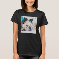 Getty Images | Sleepy Dog with Cat Headband