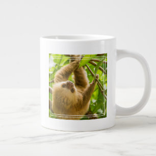Getty Images Upside Down Sloth Large Coffee Mug