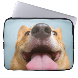 Getty Images   Very Happy Corgi Laptop Sleeve