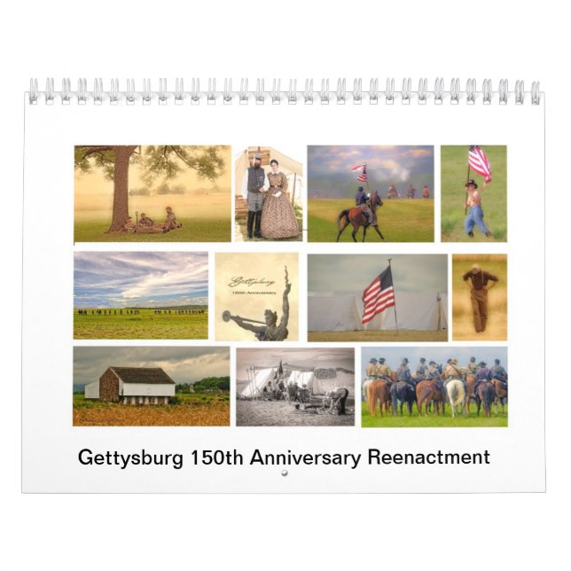 Gettysburg 150th Anniversary Reenactment Calendar (Cover)