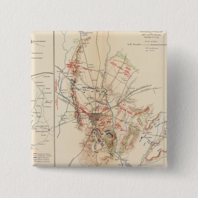 Gettysburg 15 Cm Square Badge (Front)
