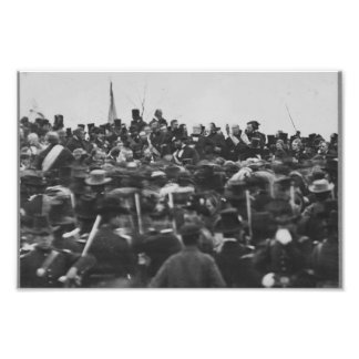 Gettysburg Address Photo 1863 of Lincoln Print