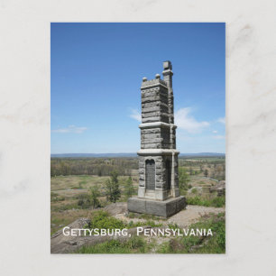 Gettysburg Battlefield in Pennsylvania Postcard