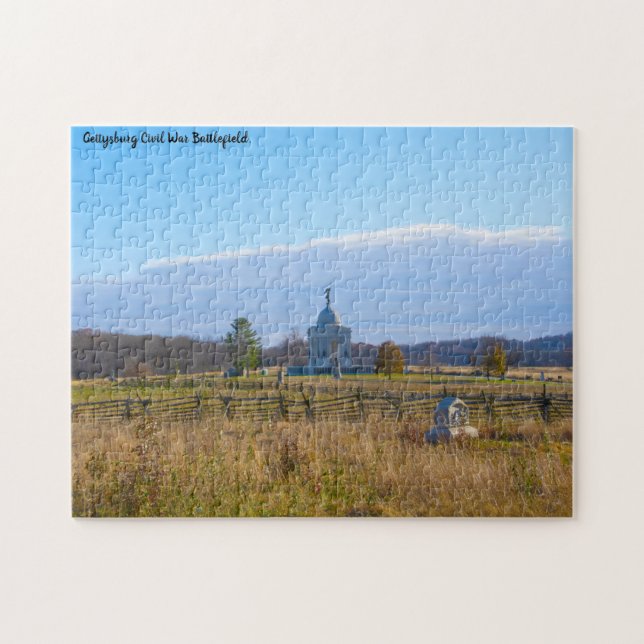 Gettysburg Battlefield. Jigsaw Puzzle (Horizontal)