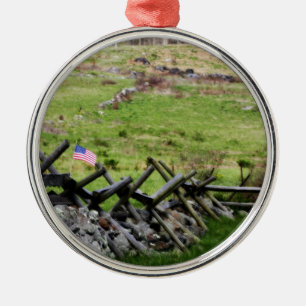 Gettysburg Battlefield Metal Tree Decoration