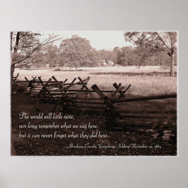 Gettysburg - Battlefield Poster #2 (Front)