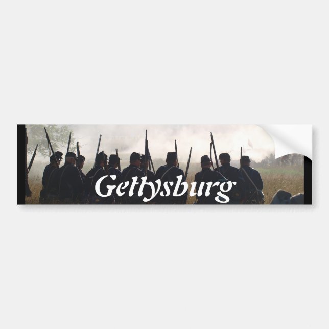 Gettysburg Bumper Sticker (Front)