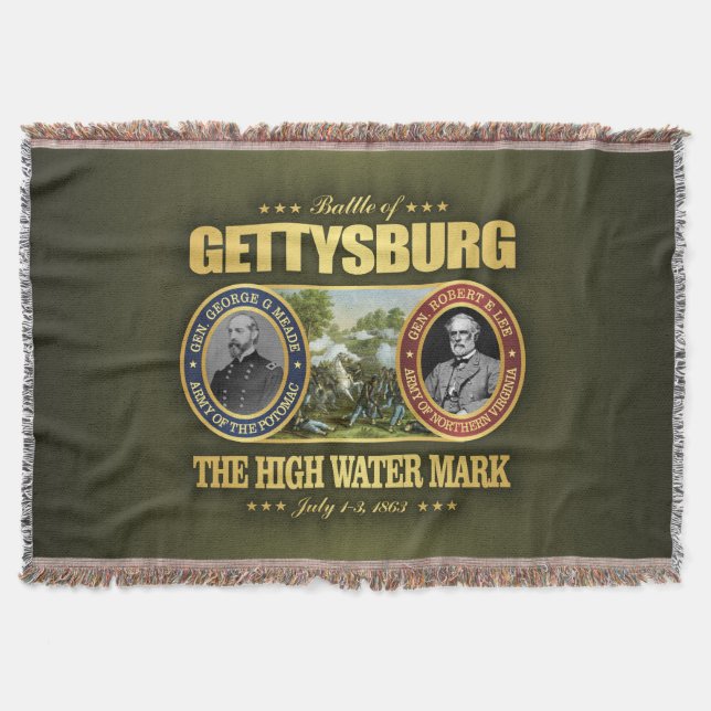 Gettysburg (FH2) Throw Blanket (Front)