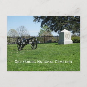 Gettysburg National Cemetery Postcard