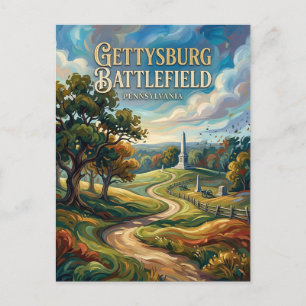 Gettysburg National Military Park Pennsylvania Postcard