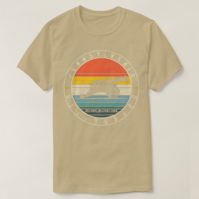 Gettysburg National Park Pennsylvania Since 1863 M T-Shirt (Design Front)
