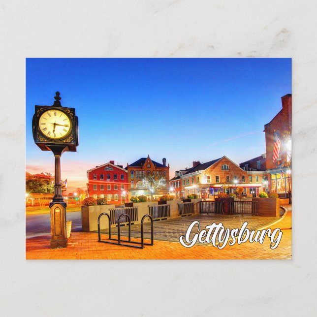Gettysburg, Pennsylvania, USA Postcard (Front)