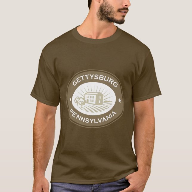 Gettysburg Pennysylvania logo T-Shirt (Front)