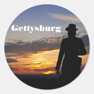 Gettysburg Sunset Sticker