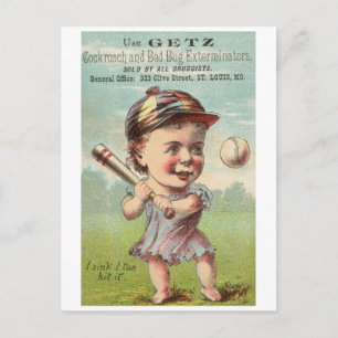 Getz cockroach and bed bug exterminators postcard