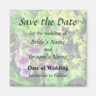 Geyser Jamie and Golden Fantasy Save the Date Magnet